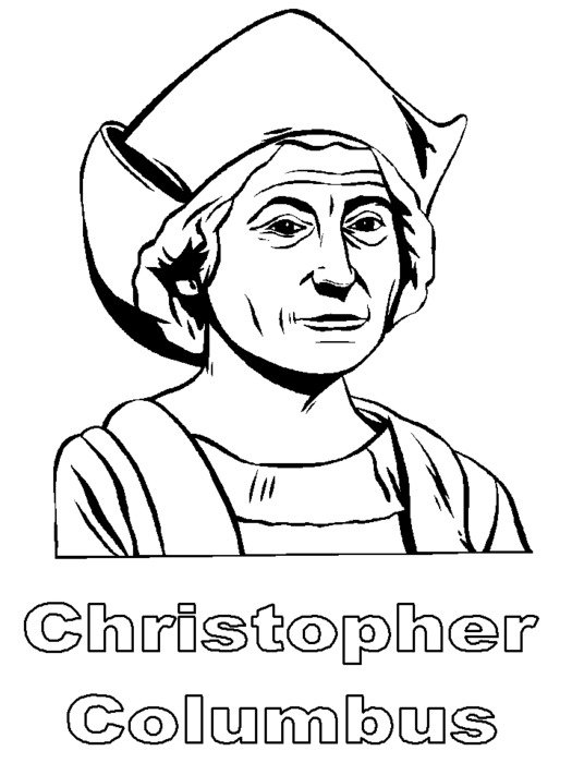 Christopher columbus drawing free image download