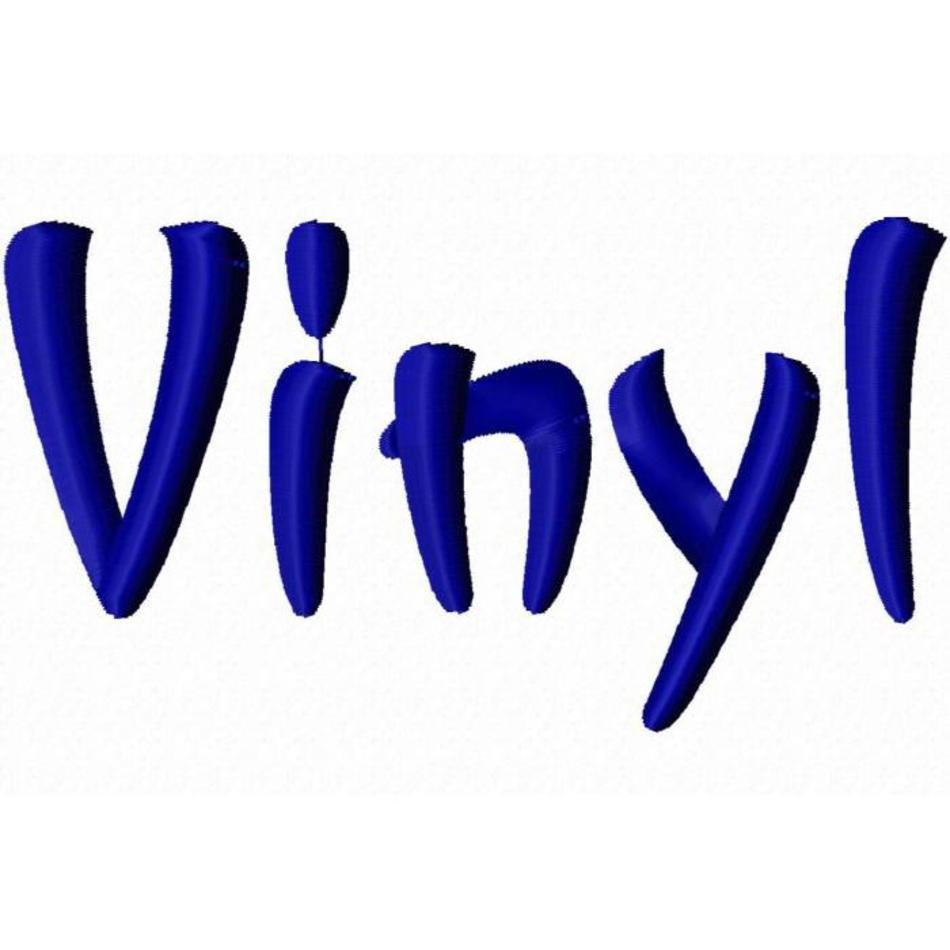 Vinyl Embroidery Font Designs free image download