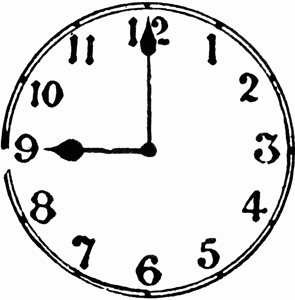 Black clock dial as picture for clipart free image download