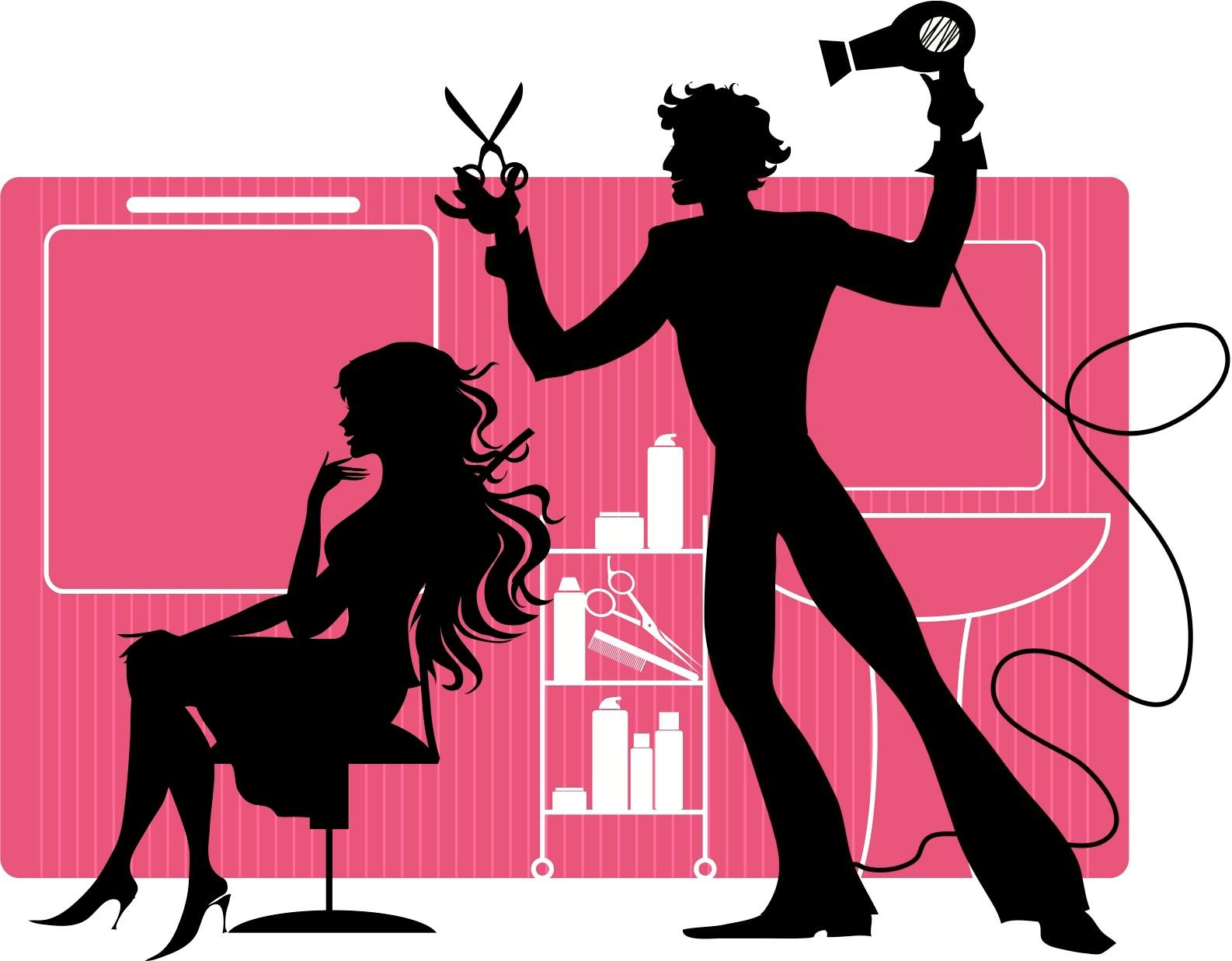 Pictures Of Hair Stylist drawing free image download