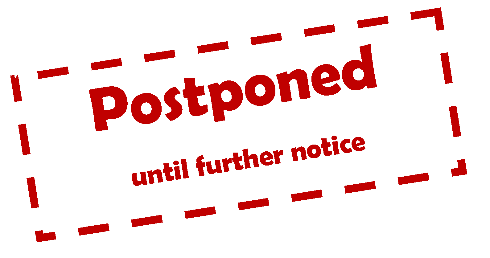 Postponed until further notice drawing free image download