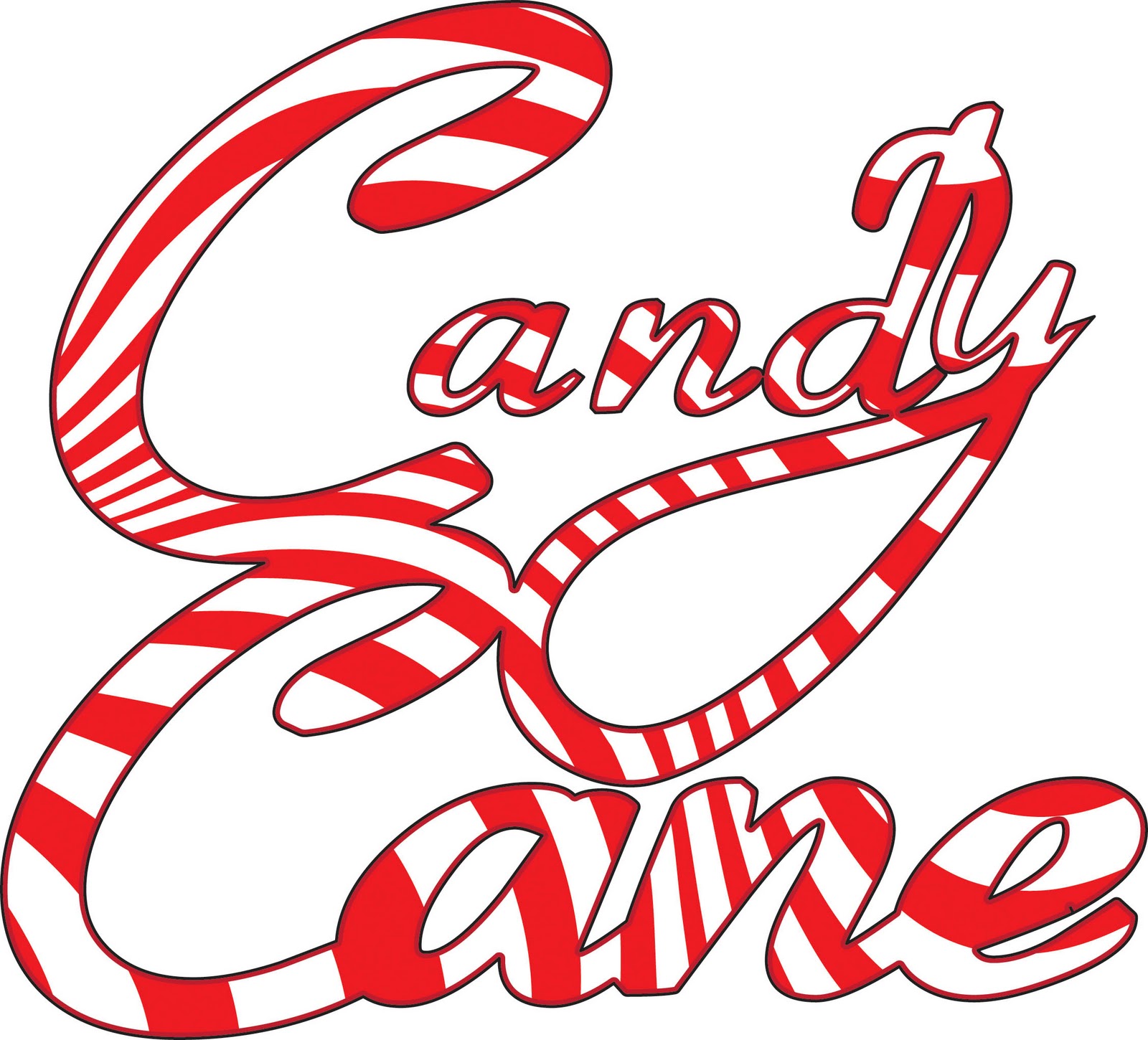 Clipart of Candy Cane sign free image download
