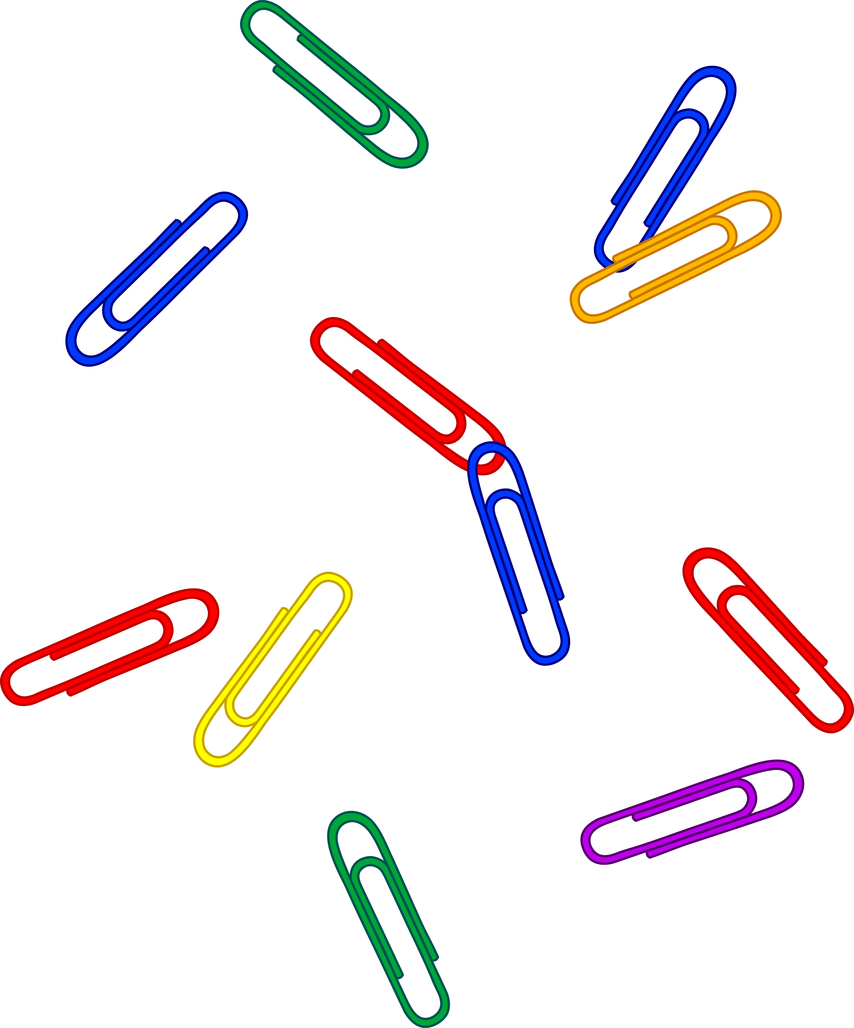 Scattered Colorful Paper drawing free image download