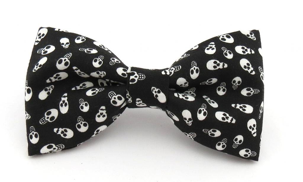 Bow tie with skulls free image download