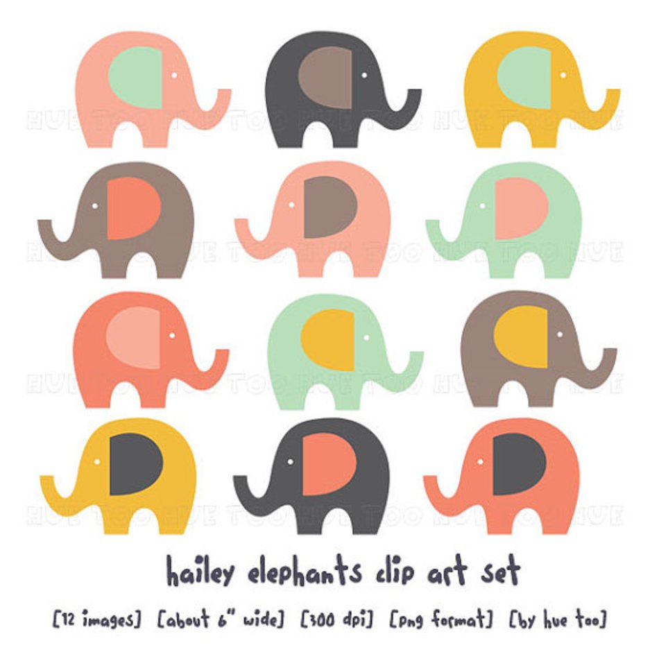 Elephant Instant Download Girls Pink free image download