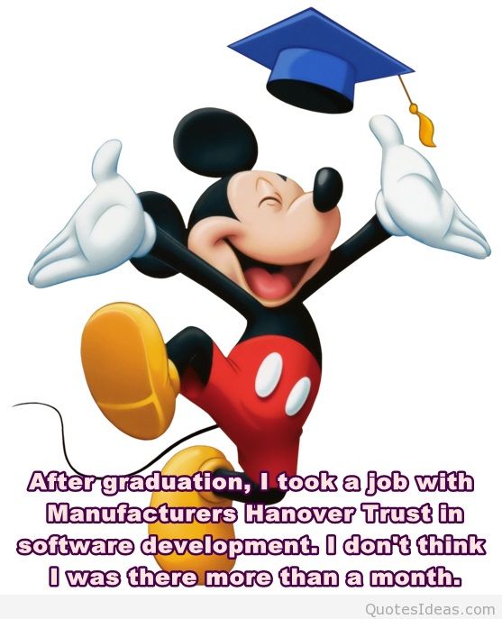 Mickey Mouse Graduation free image download