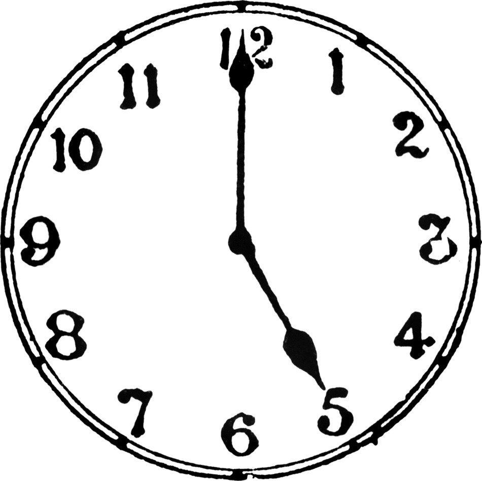 Alarm 5 o Clock drawing free image download