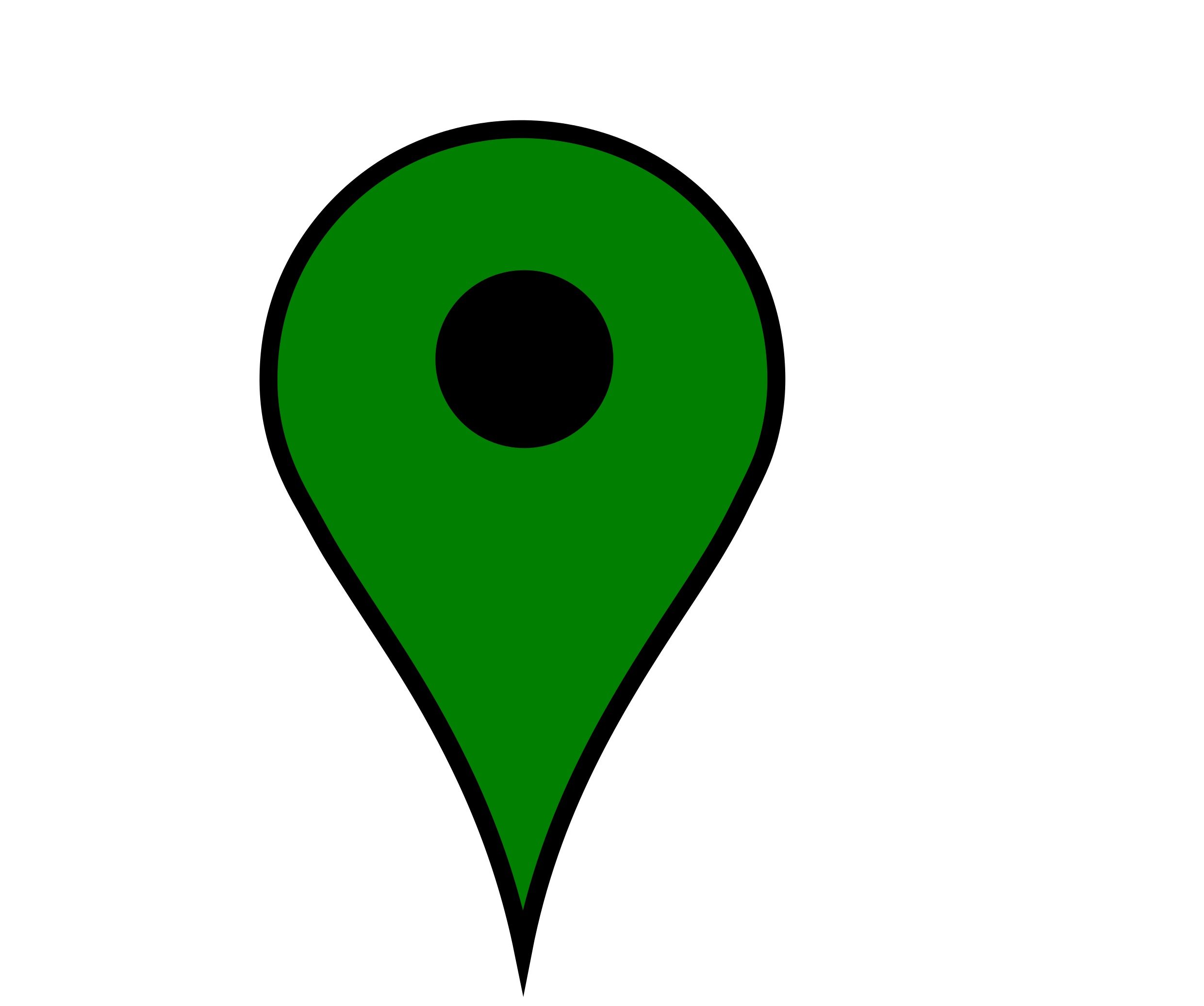 Green location sign free image download