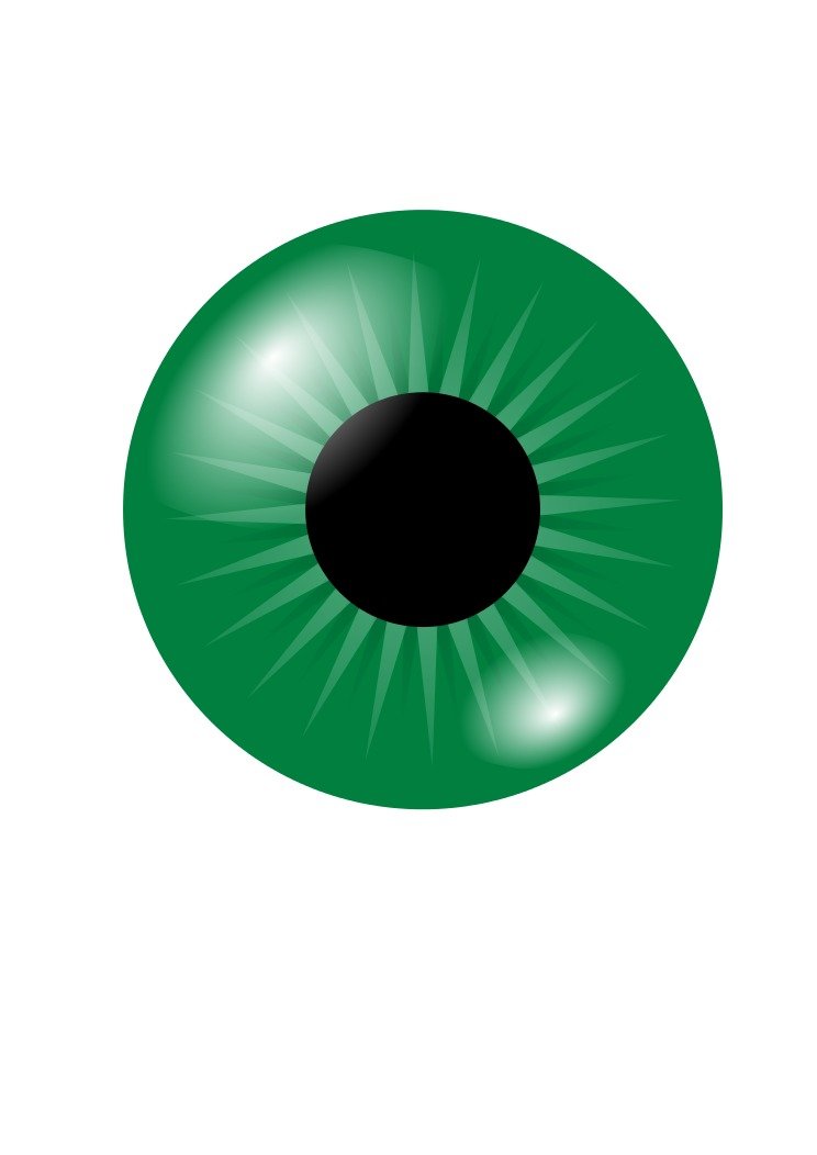 Green Eye, drawing free image download