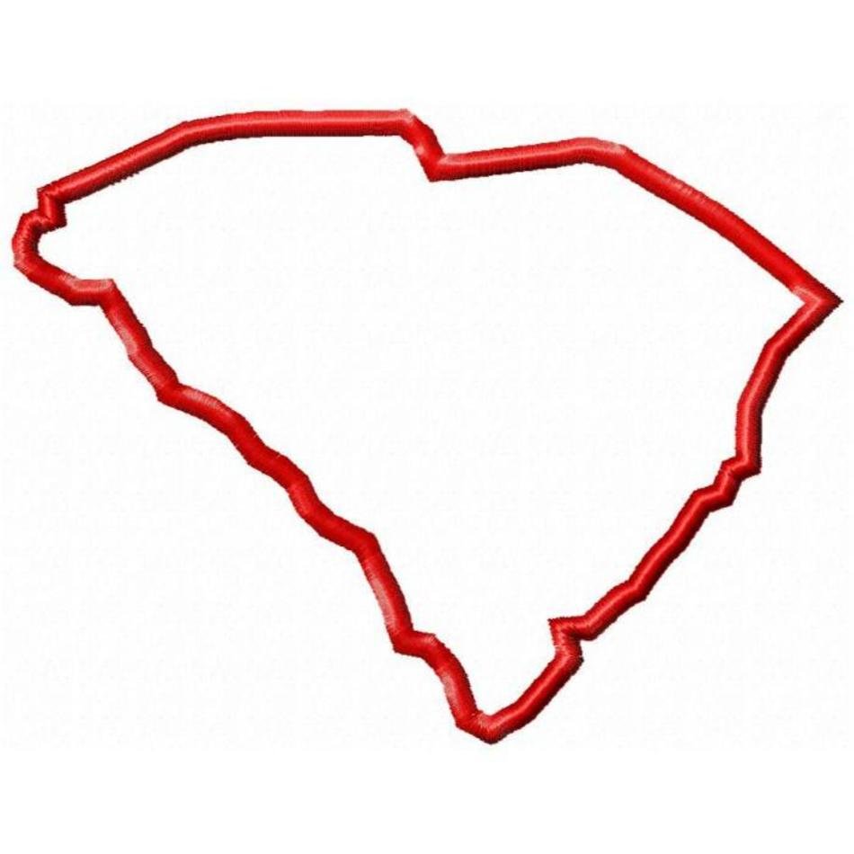 South Carolina Embroidery Applique Design free image download