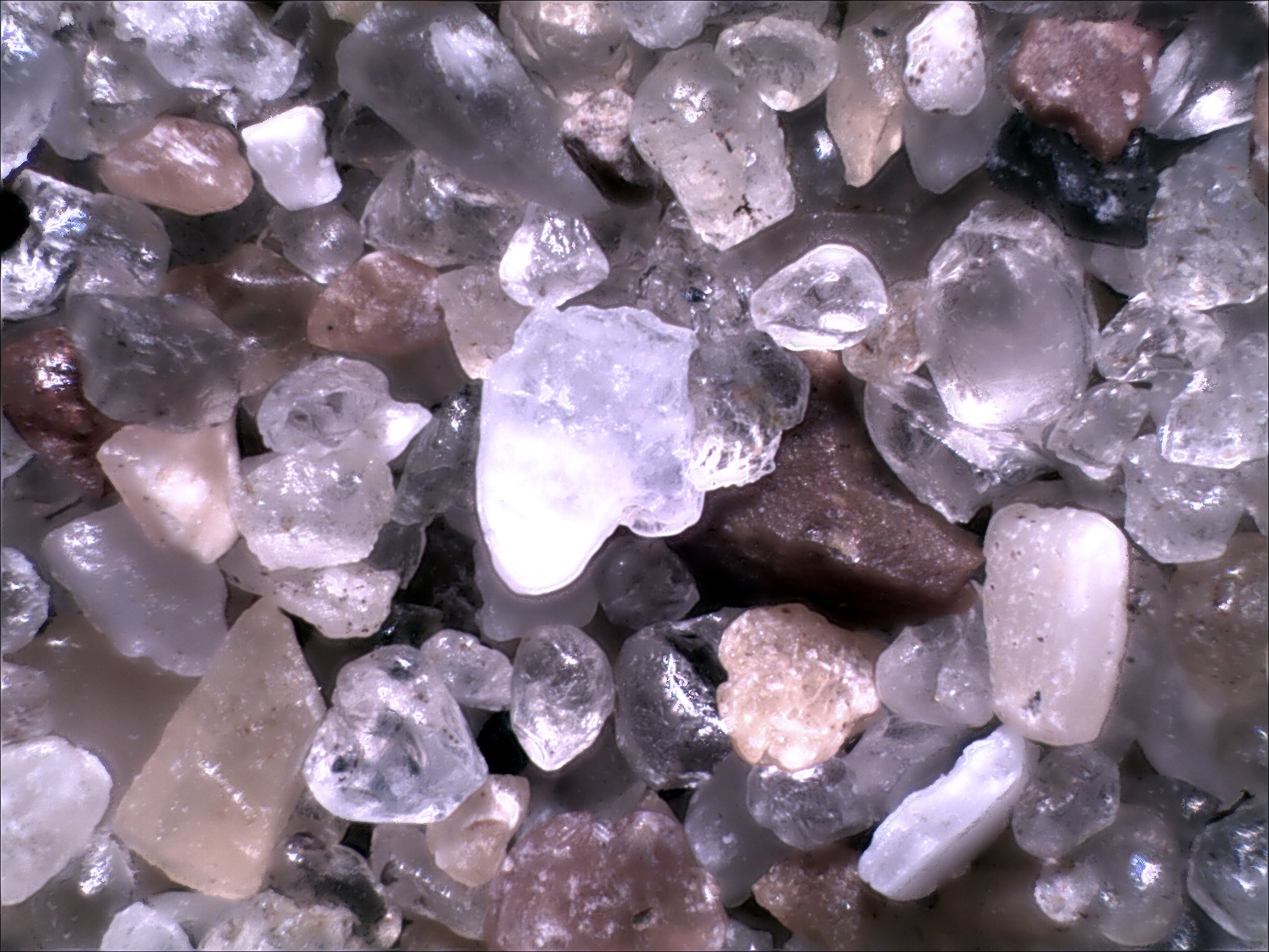 Macro photo of sand crystals free image download