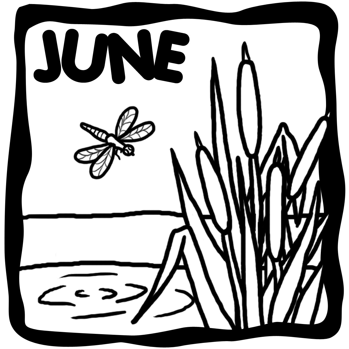June drawing drawing free image download