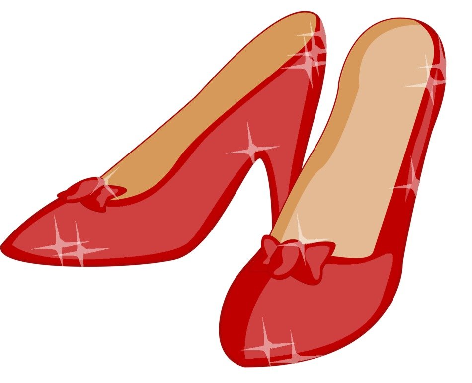 Red shiny shoes as a picture for clipart free image download