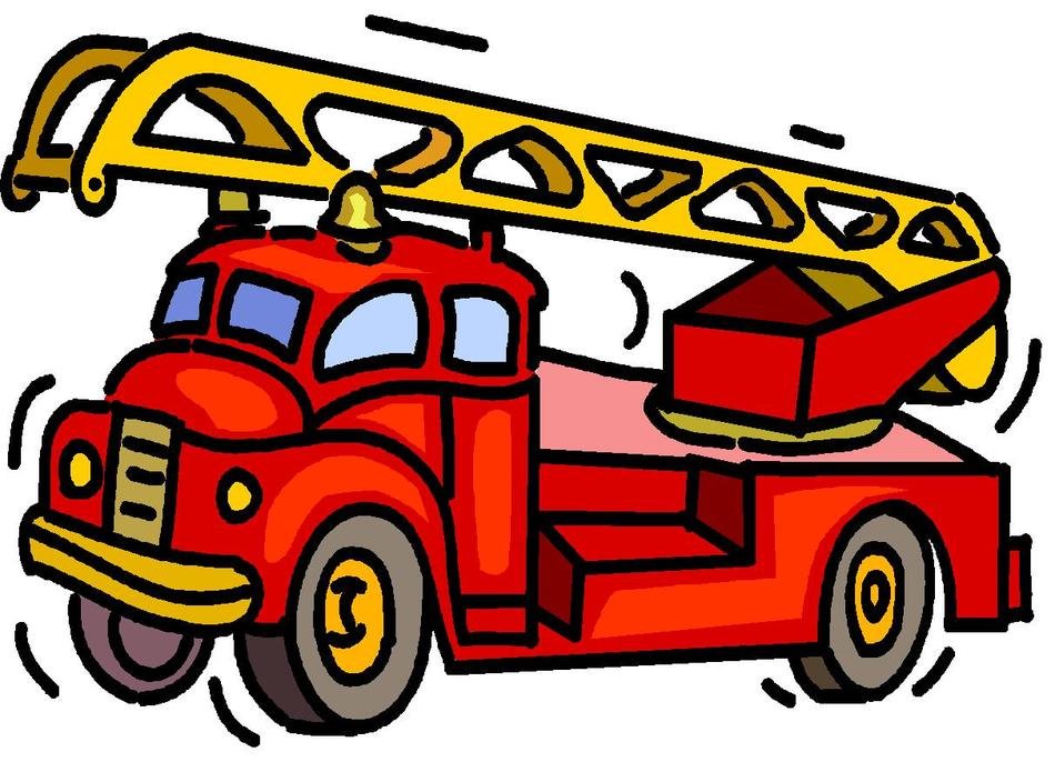 Vintage Fire Truck Clip Art free image download