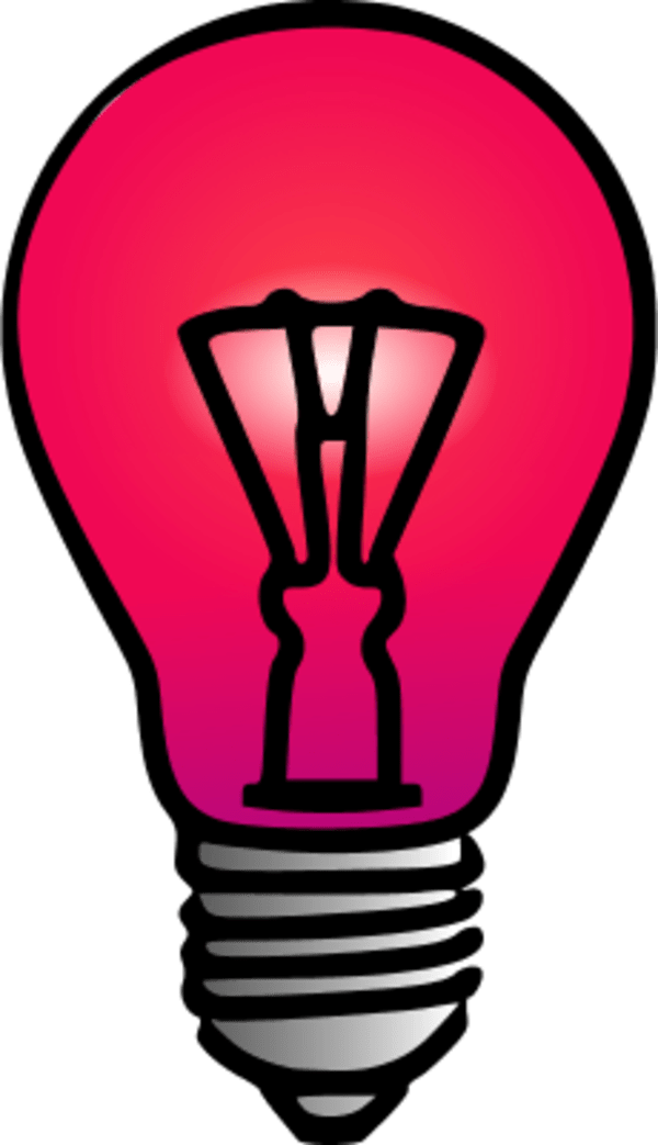 Light Bulb Vector drawing free image download