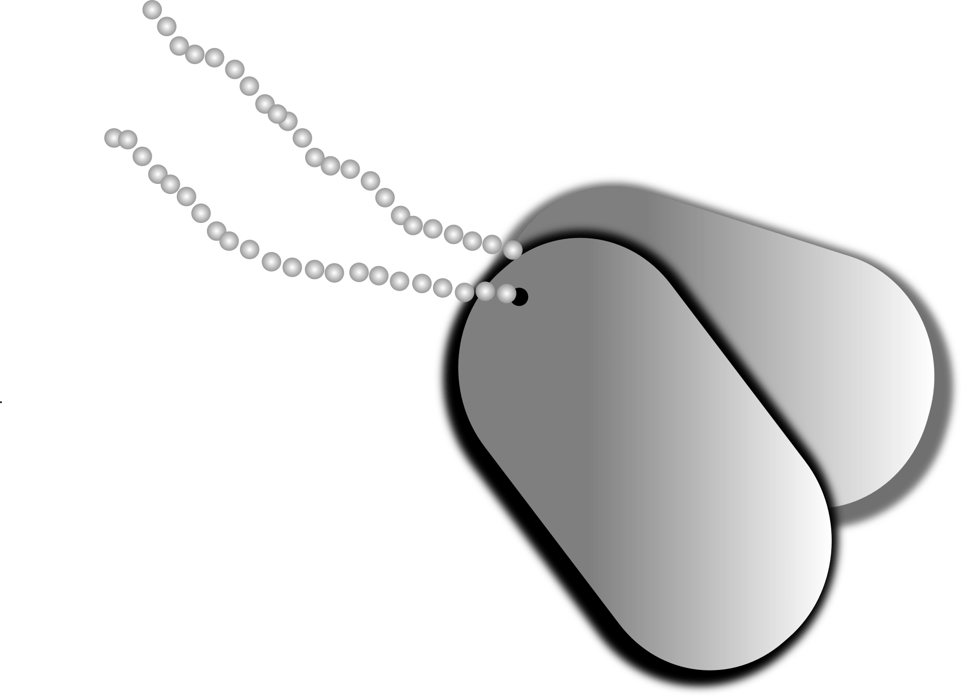 Grey Dog Tags free image download