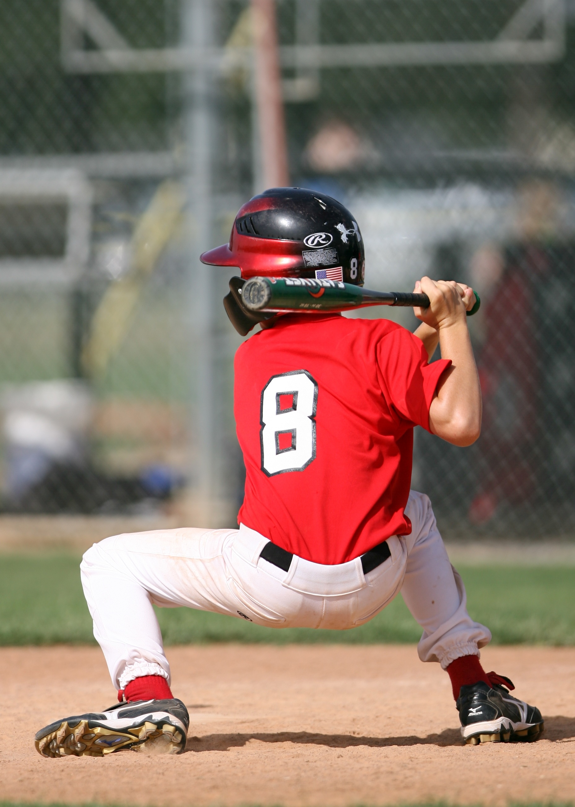 Little Baseball league on a field free image download
