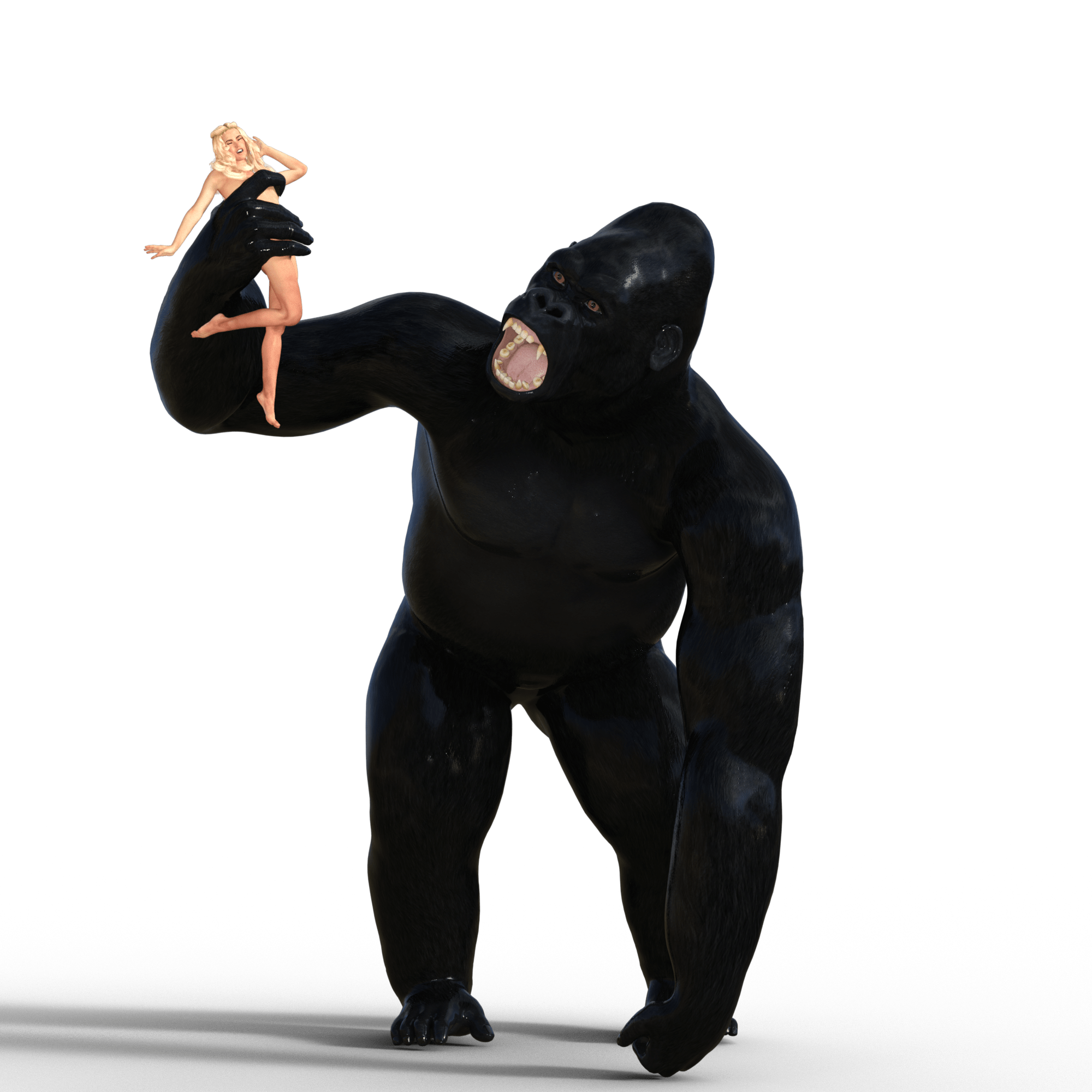King Kong with a woman free image download