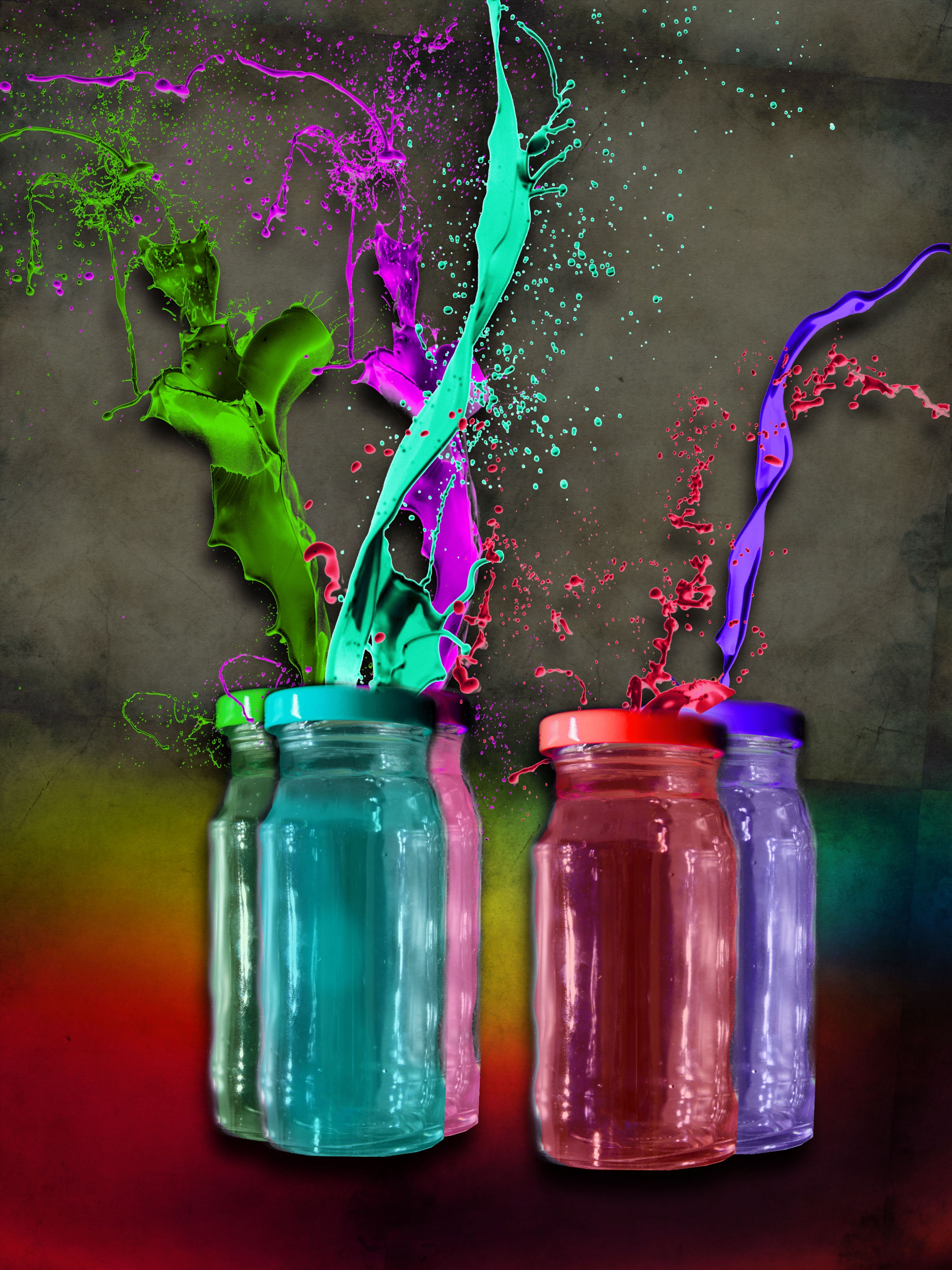Color Spray Glass Paint free image download