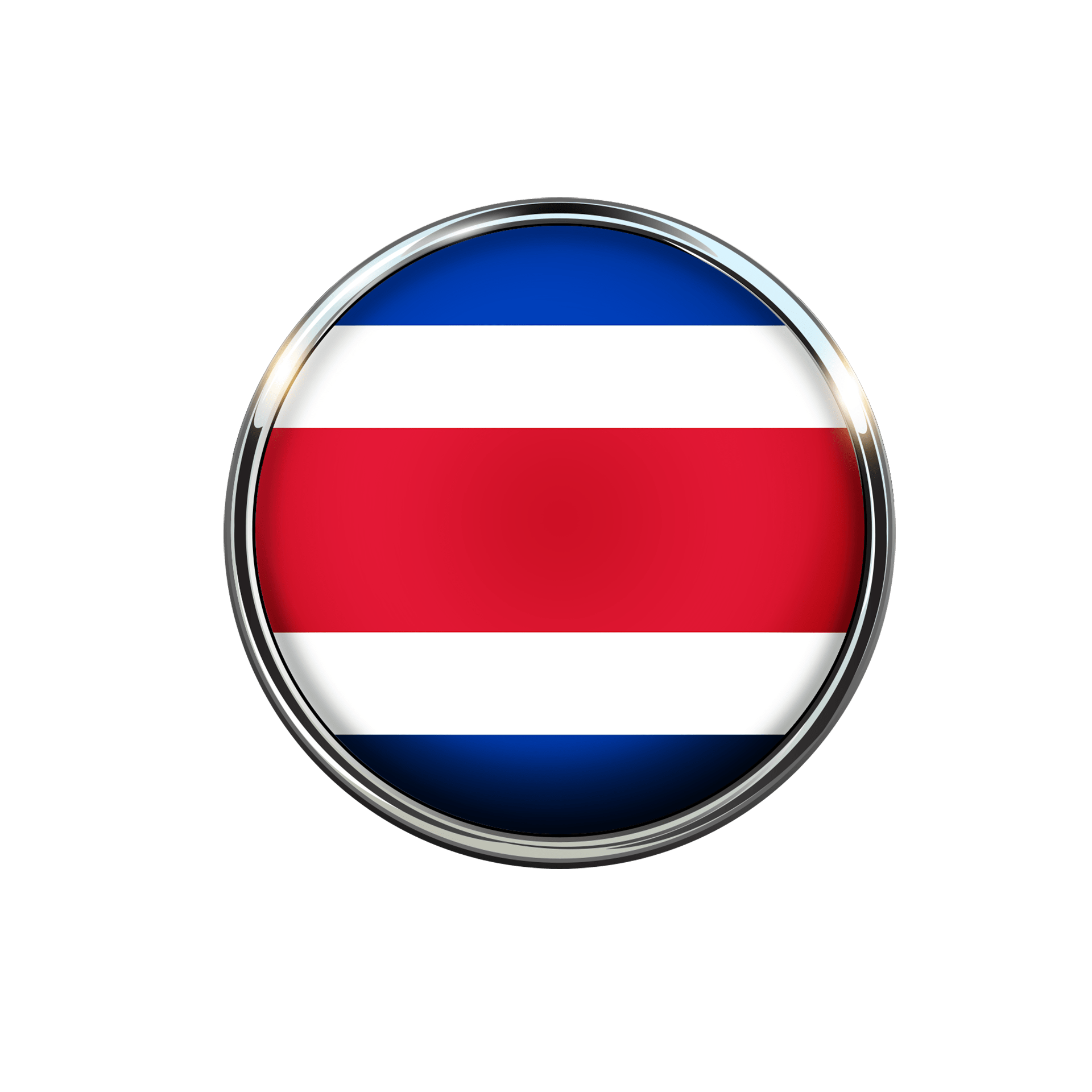 Flag Circle Costa Rica free image download