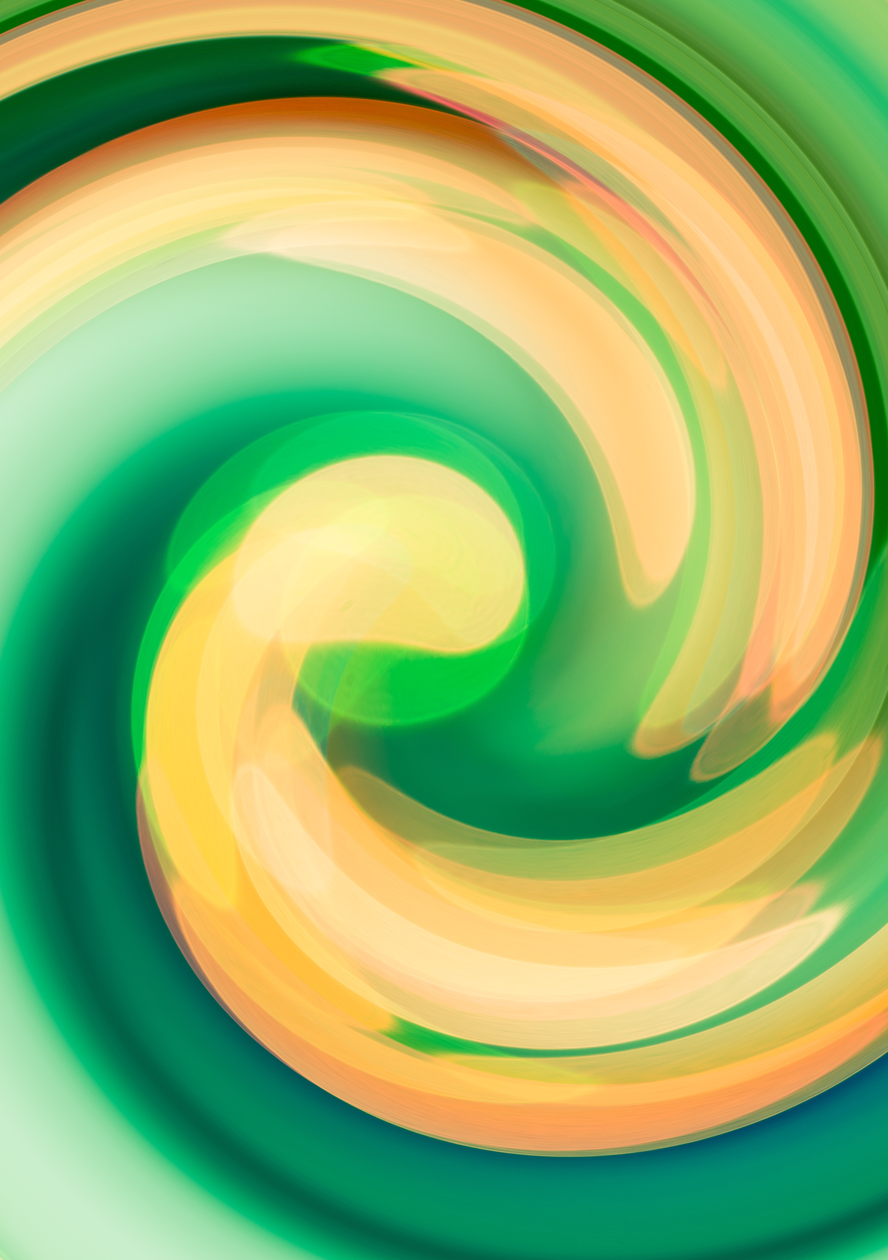 Wallpaper with green yellow swirl free image download