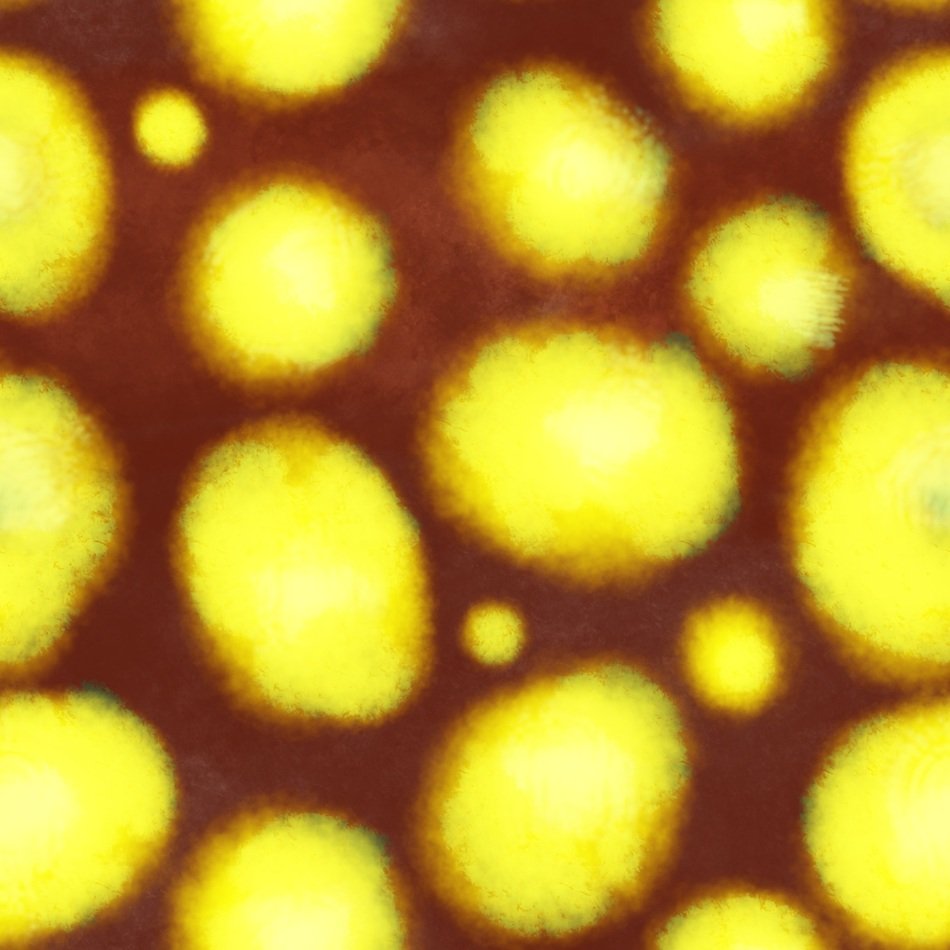 Background with yellow spots free image download