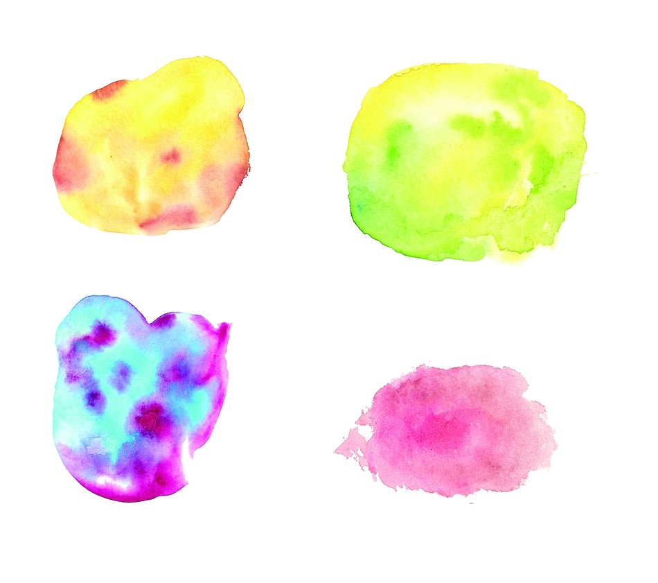 Watercolor Paint Stains Of Paint free image download