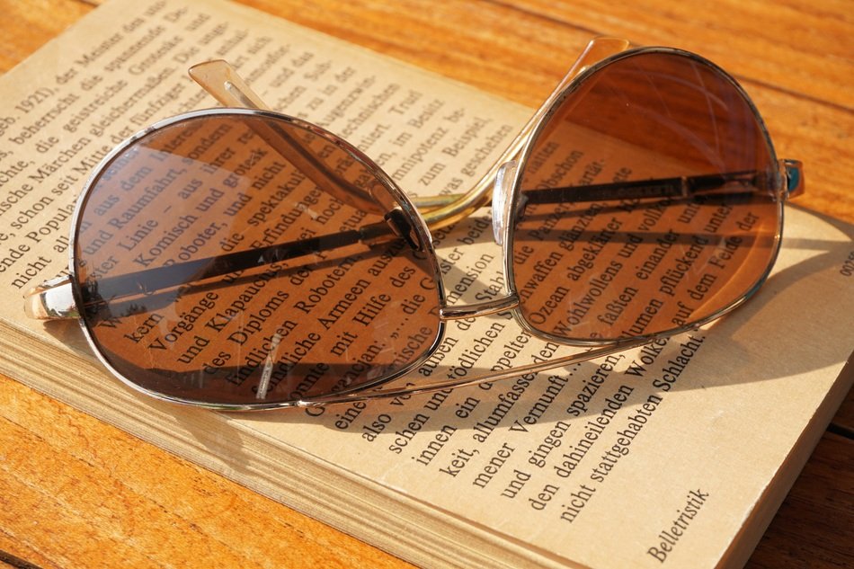 Sunglasses on the book free image download