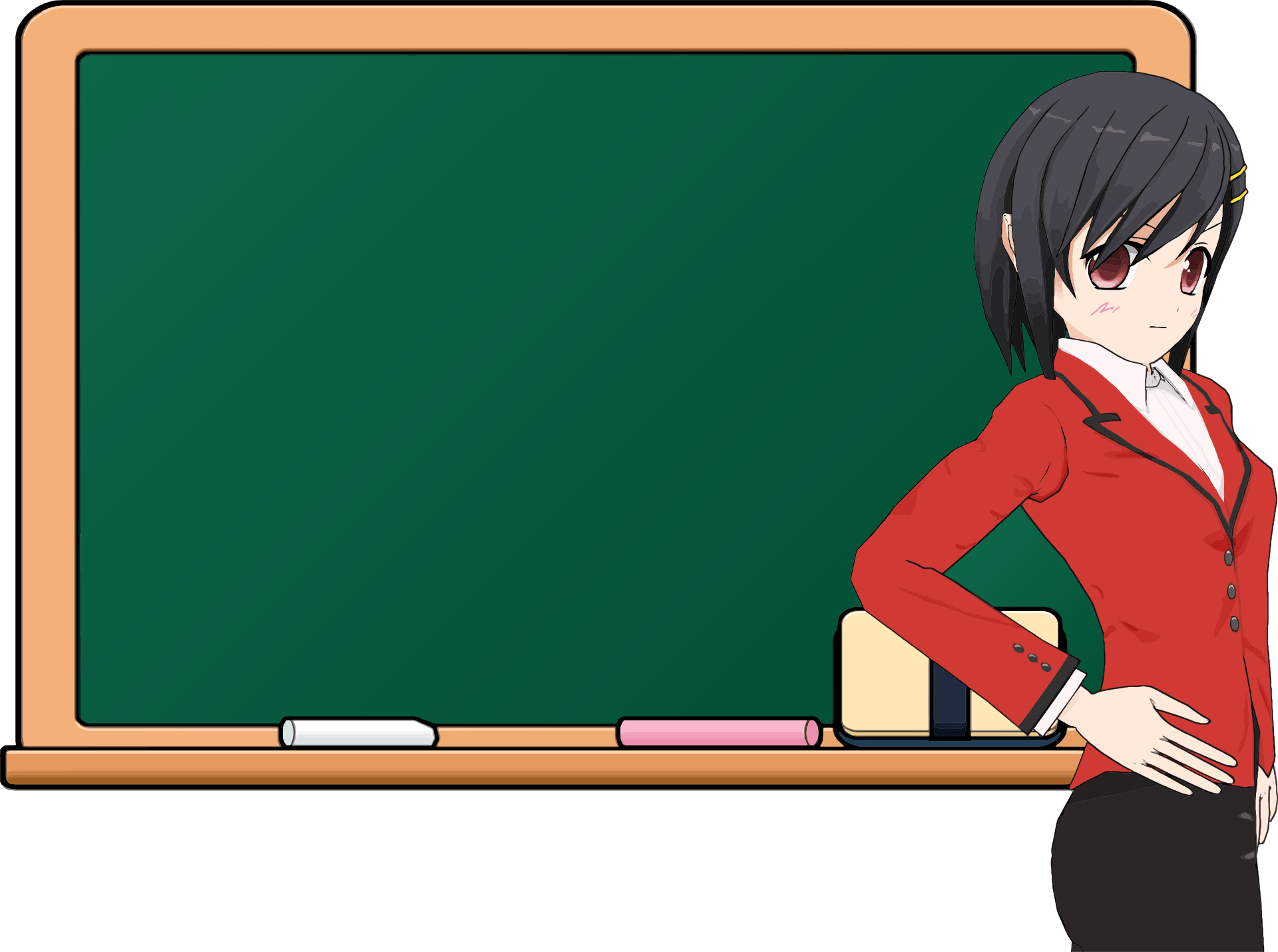 Blackboard cartoon drawing free image download