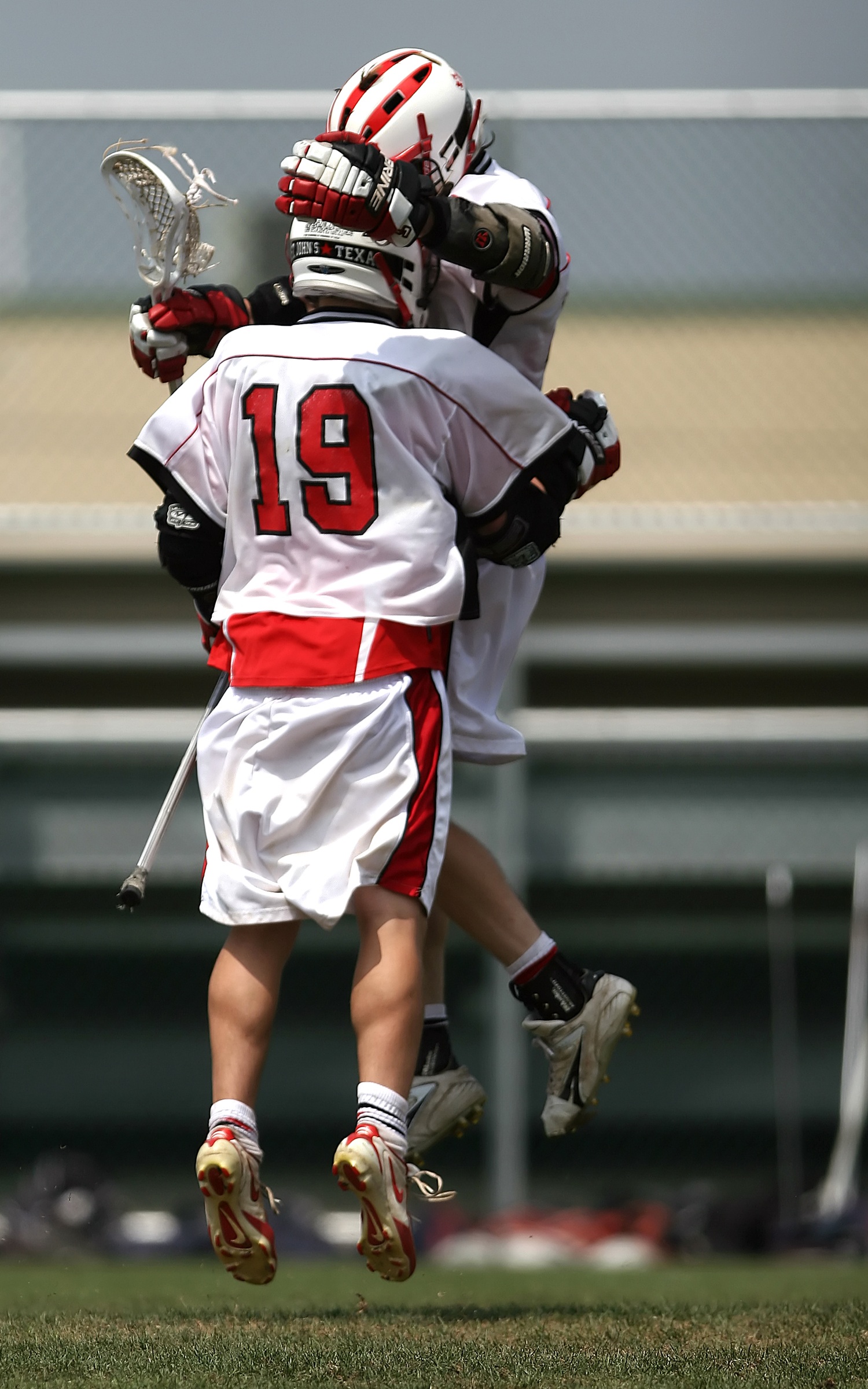 Victory celebration in lacrosse free image download