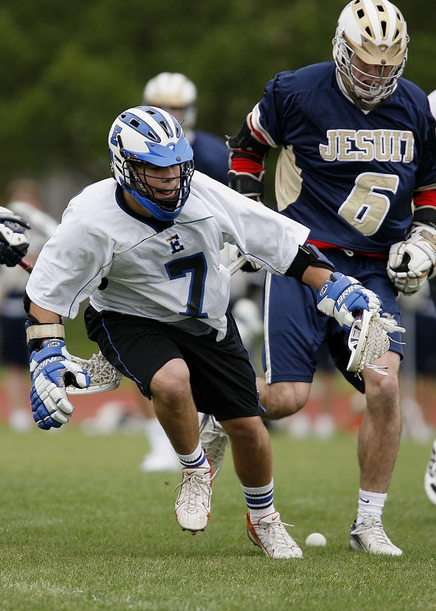 Lacrosse players in action free image download