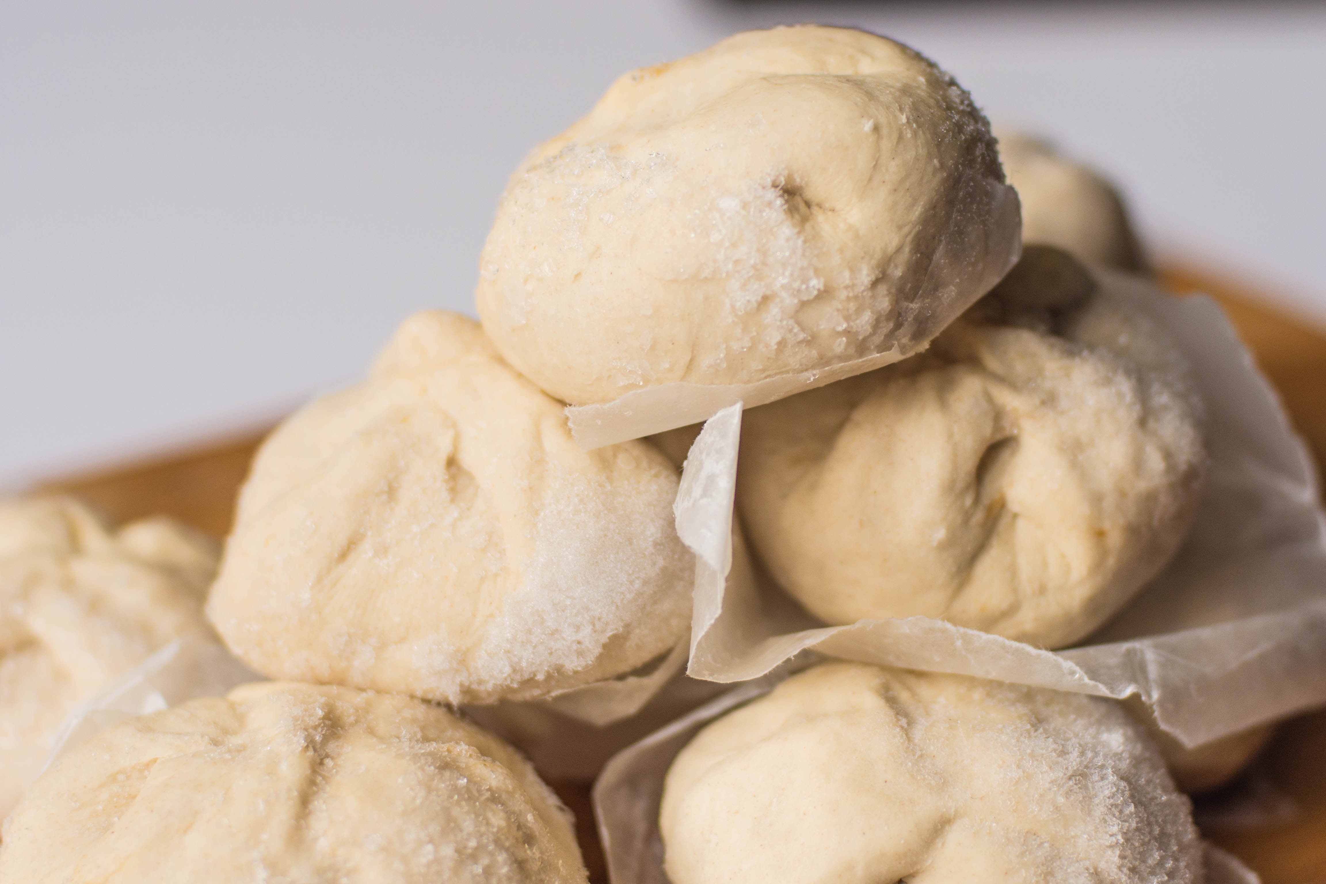 Frozen raw dough for buns free image download