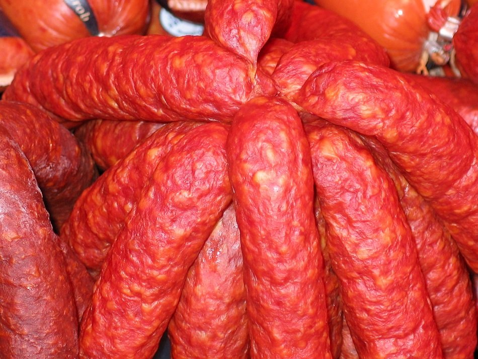 Salami sausages free image download