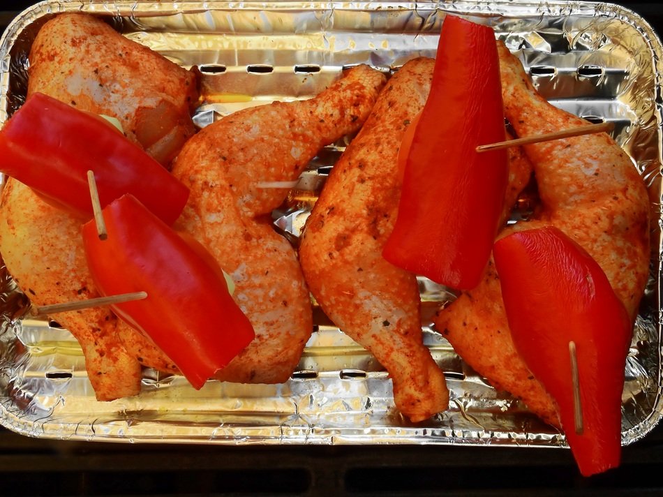 Grilled meat with paprika free image download