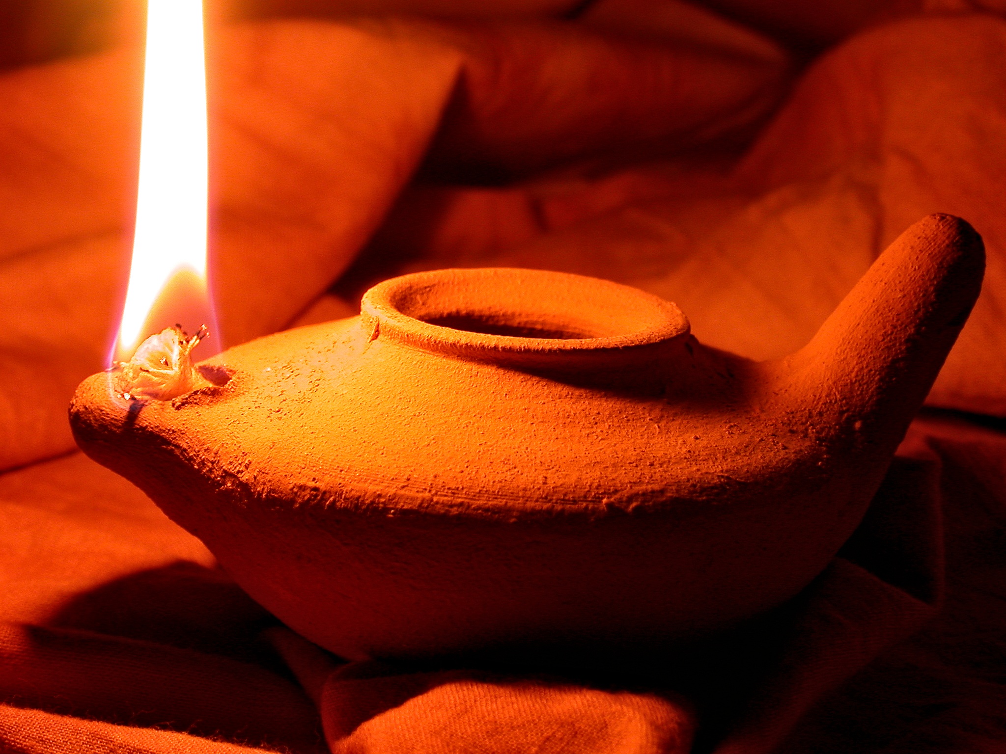 Clay Oil Lamp free image download
