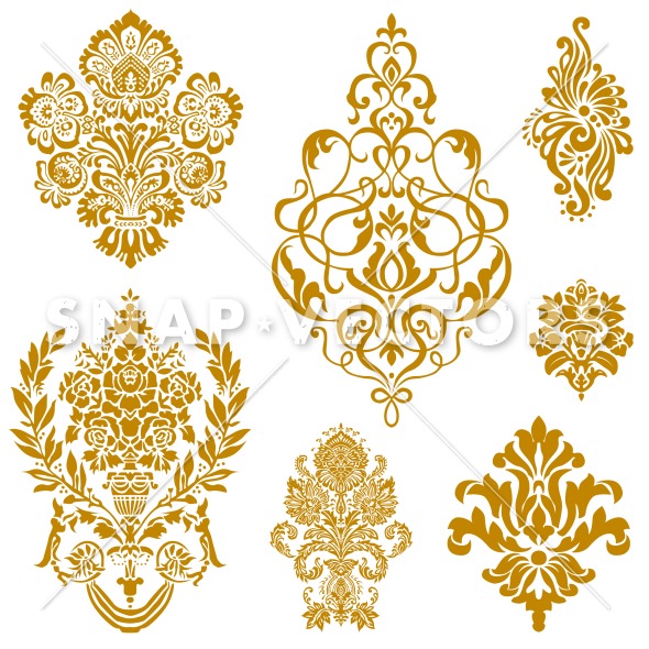 Damask Vector free image download