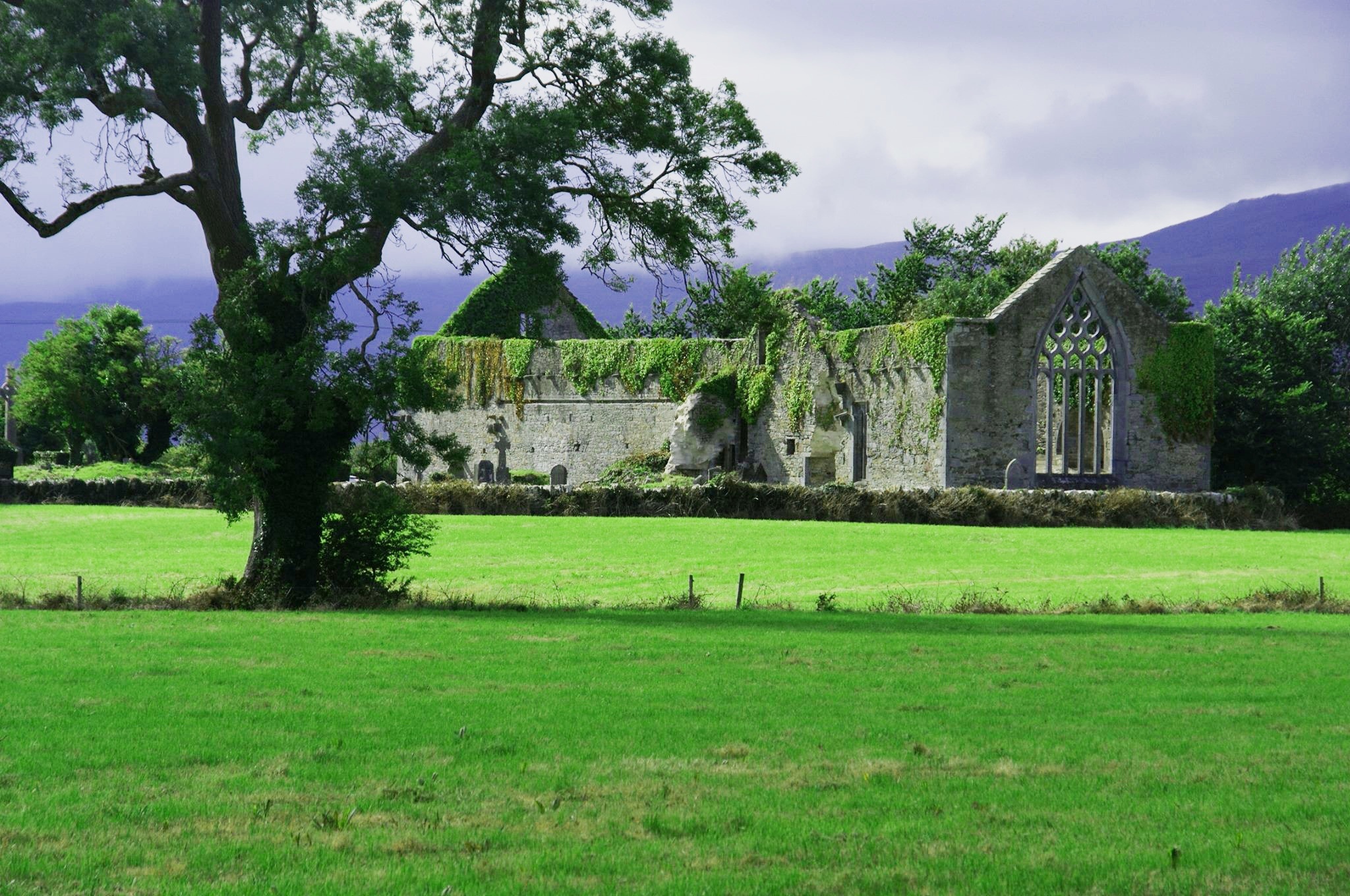 Kilcolman Abbey is a ruined Augustinian abbey in Ireland free image