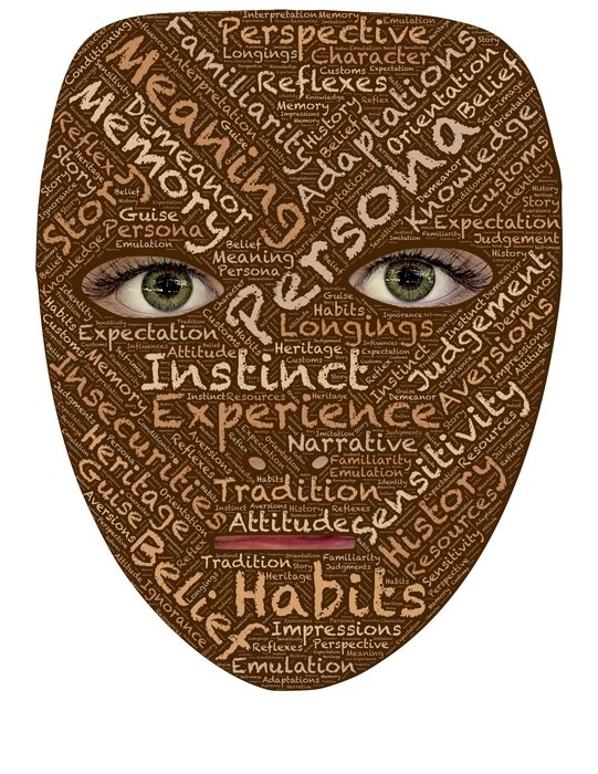 Mask of a personality free image download
