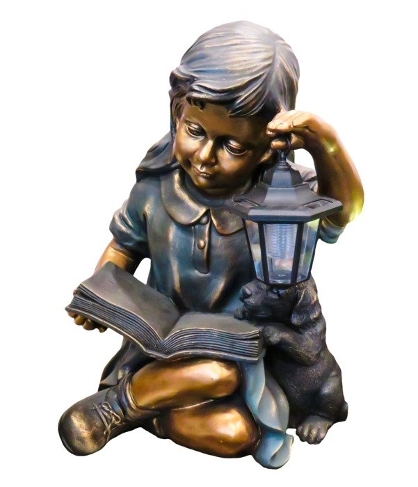 Girl Sitting Statue free image download
