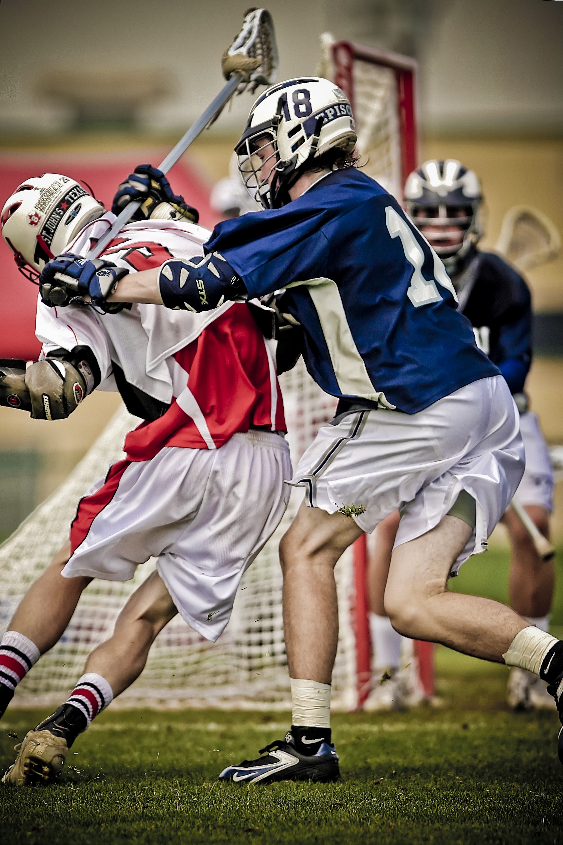 Lacrosse Hitting Player free image download