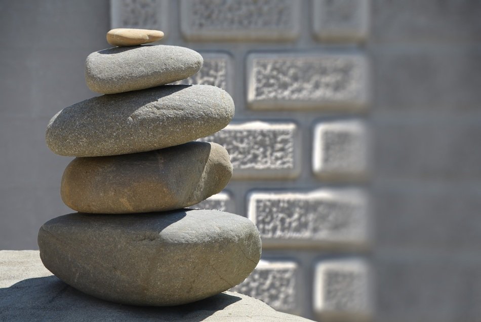 Zen stacked stones on meditation free image download