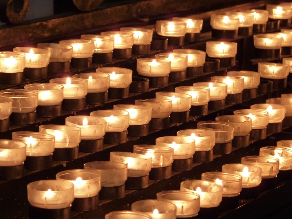 Candles Light Church free image download