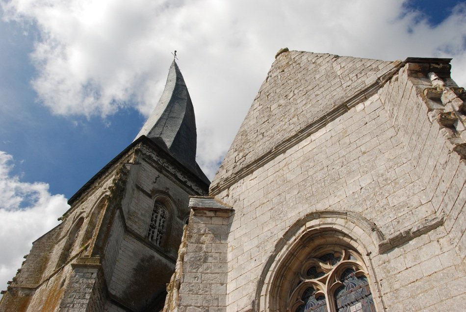 Flamboyant gothic church of St. Omer, dating from the seventeenth