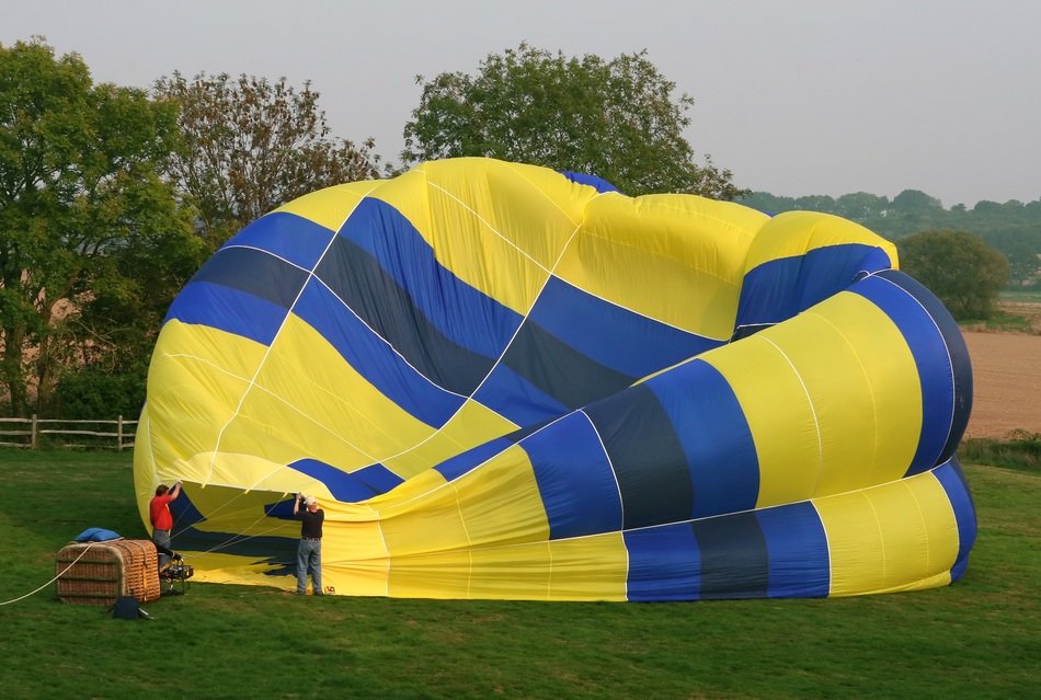 Deflated hot Air Balloon free image download