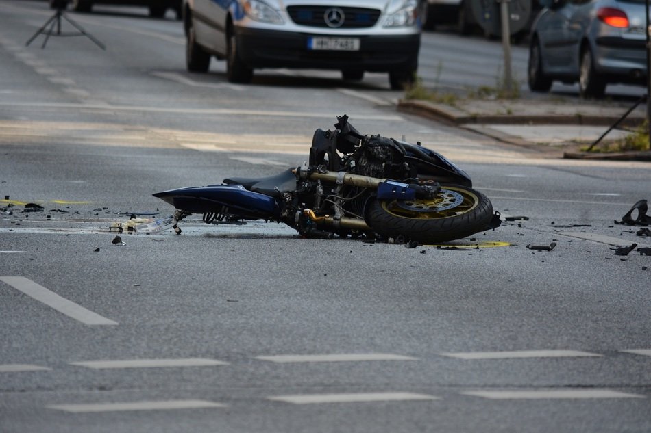 Motorcycle Accident Road free image download