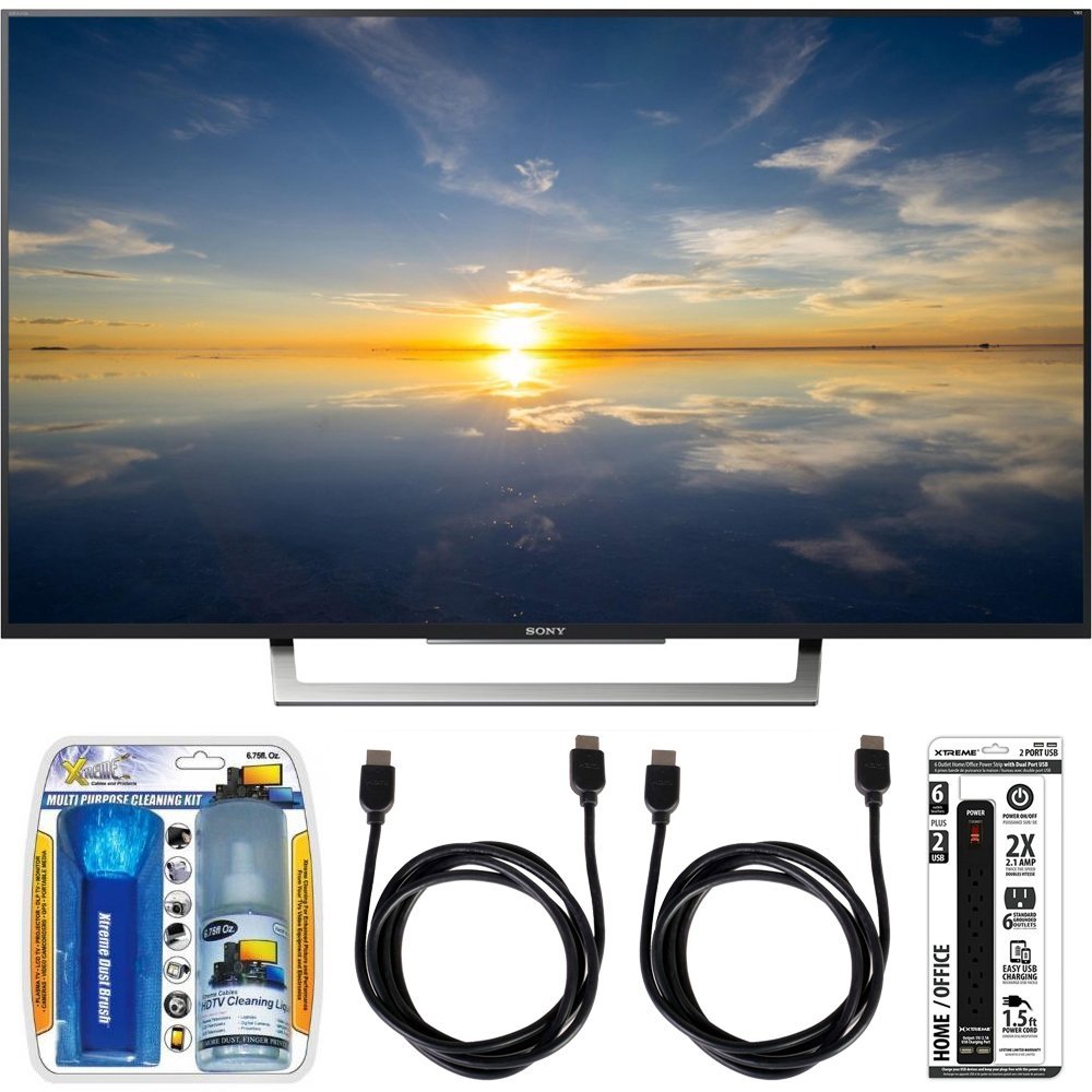 Sony XBR43X800D 43" Class 4K HDR Ultra HD TV w/ Essential Accessory