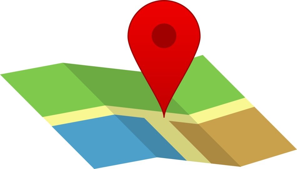 Drawing of Location map pin free image download