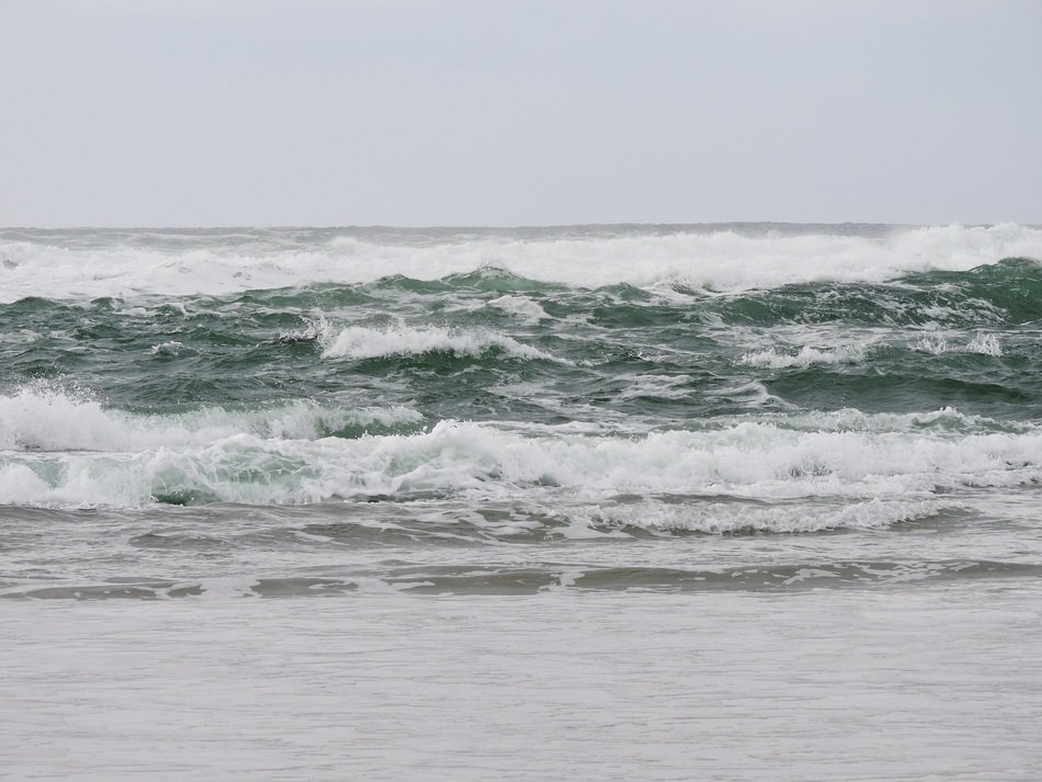 Grey ocean waves free image download