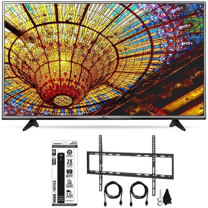 LG 65UH6030 65Inch 4K UHD Smart LED TV w/ webOS 3.0 Flat Wall Mount