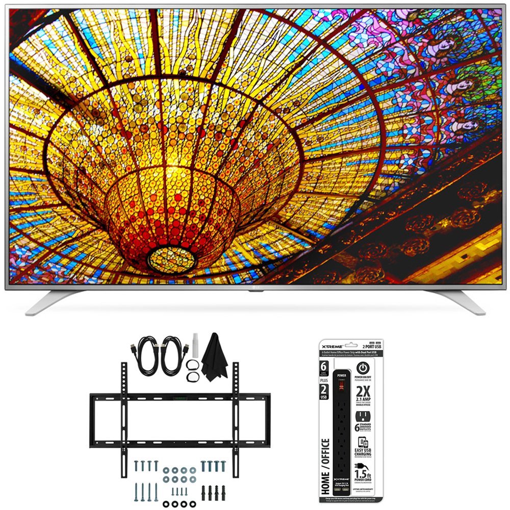 LG 49UH6500 49Inch 4K UHD Smart TV w/ webOS 3.0 Slim Flat Wall Mount